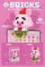 Disney 108 estilo ponto linabell olá kitty blocos de construção princesa dos - comprar online