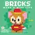 Disney 108 estilo ponto linabell olá kitty blocos de construção princesa dos - comprar online
