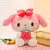 Imagem do Kawaii anime sanrioed olá kitty kuromi cinnamoroll bonecas de pelúcia ornament