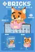 Disney 108 estilo ponto linabell olá kitty blocos de construção princesa dos - loja online