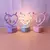 Kawaii sanrio luz noturna cinnamoroll minha melodia bonito dos desenhos animados - comprar online