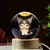 Quente 6cm dos desenhos animados ponto 3d bola de cristal anime disney lilo &amp