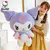 25/55cm sanrio kuromi minha melodia bonito série kawaii pelúcia animal boneca na internet