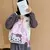2024 sanrio bonito kuromi melodia cinnamoroll mochila de grande capacidade menin na internet