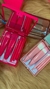 KIT MINI PINCEIS COM ESPELHO PARA BOLSA na internet