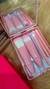KIT MINI PINCEIS COM ESPELHO PARA BOLSA