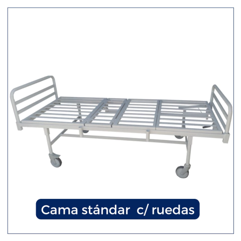 Cama estandar con ruedas