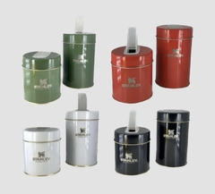 Latas con grabado Stanley