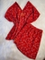 Shortdoll liganete - estampa Good Night vermelho