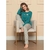 Pijama Longo Feminino Moletinho Coleção Família Dreamer Luna Cuore