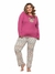 Pijama Longo Plus Size Estampa Dog Luna Cuore