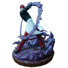 Estátua do Iori Iagami em Impressão 3D, Pintura à Mão, 17cm de Altura