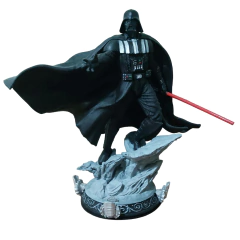 Estátua do Darth Vader em Impressão 3D, Pintura à Mão, 21cm de Altura