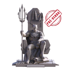 Estátua do Batman - Plano de Contingência em Impressão 3D, Pintura à Mão, 10cm de Altura (Pré-Venda)