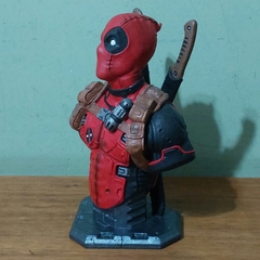 Busto do Deadpool em Impressão 3D, Pintura à Mão, 15cm de Altura - Impressão 3D Nygma