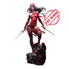Estátua da Elektra em Impressão 3D, Pintura à Mão, 18cm de Altura (Pré-Venda)