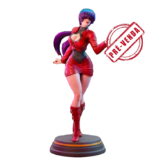 Shermie Orochi em Impressão 3D, Pintura à Mão, 26cm de Altura (Pré-Venda)