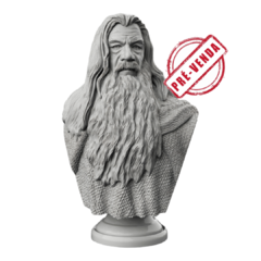Gandalf em Impressão 3D, Pintura à Mão, (EM BREVE)cm de Altura (Pré-Venda)