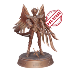Aiolos e Saori Bebê em Impressão 3D, Pintura à Mão, 31cm de Altura (Pré-Venda)