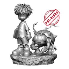 Izzy e Tentomon em Impressão 3D, Pintura à Mão, 15cm de Altura (Pré-Venda)