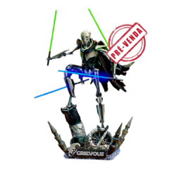 General Grievous Impressão 3D, Pintura à Mão, 32cm de Altura (Pré-Venda)