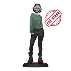 Vampira X-Men Evolution Impressão 3D, Pintura à Mão, 30cm de Altura (Pré-Venda)