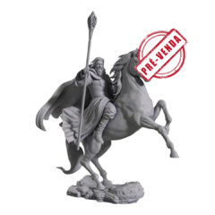 Gandalf - O Branco Impressão 3D, Pintura à Mão, 18cm de Altura (Pré-Venda)