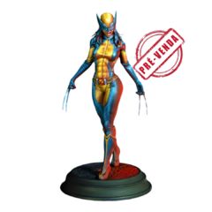X-23 Wolverine Impressão 3D, Pintura à Mão, 25cm de Altura (Pré-Venda)