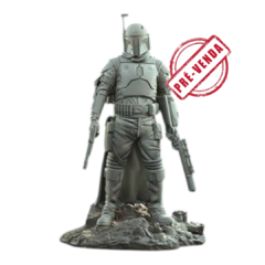 Boba Fett Impressão 3D, Pintura à Mão, 24cm de Altura (Pré-Venda)