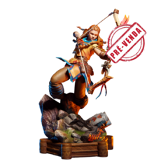 Aloy Impressão 3D, Pintura à Mão, 21cm de Altura (Pré-Venda)