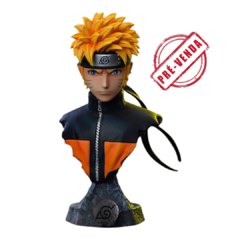 Naruto Uzumaki - Busto 3D, Pintura à Mão, 14cm de Altura (Pré-Venda)