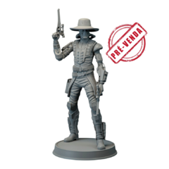 Cad Bane - Impressão 3D, Pintura à Mão, 35cm de Altura (Pré-Venda)