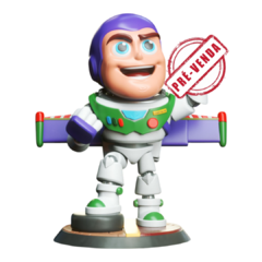 Buzz Lightyear Chibi em Impressão 3D, 15cm de Altura