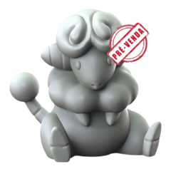 Flaaffy em Impressão 3D, 10cm de Altura
