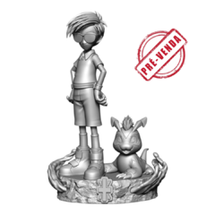 Joe e Gomamon em Impressão 3D, 22cm de Altura - comprar online