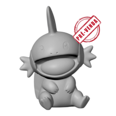Mudkip, Impressão 3D, 10cm de Altura - comprar online