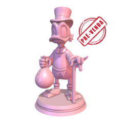 Tio Patinhas, Impressão 3D, 11cm de Altura - comprar online