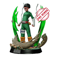 Estátua do Rock Lee em Impressão 3D, Pintura à Mão, 18cm de Altura (Pré-Venda)