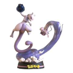 Estátua Mewtwo vs Mew em Impressão 3D, Pintura à Mão, 20cm de Altura (Pré-Venda) - comprar online