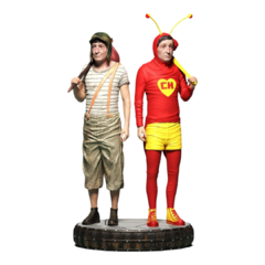 Estátua do Chaves e Chapolin em Impressão 3D, Pintura à Mão, 30cm de Altura (Pré-Venda) - comprar online