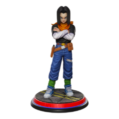 Estátua do Androide 17 em Impressão 3D, Pintura à Mão, 24cm de Altura (Pré-Venda) - comprar online