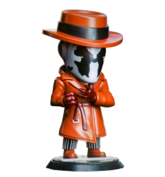 Estátua do Rorschach Chibi em Impressão 3D, Pintura à Mão, 17cm de Altura (Pré-Venda) - comprar online