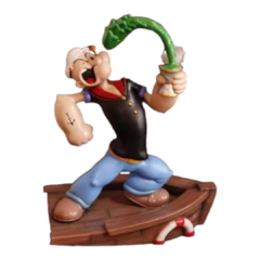 Estátua do Popeye em Impressão 3D, Pintura à Mão, 25cm de Altura (Pré-Venda) - comprar online