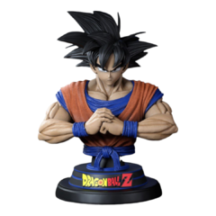 Busto do Goku em Impressão 3D, Pintura à Mão, 14cm de Altura (Pré-Venda) - comprar online