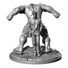 Estátua do Hulk e Bruce em Impressão 3D, Pintura à Mão, 25cm de Altura (Pré-Venda) - comprar online