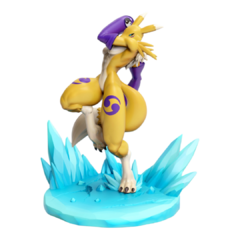 Estátua da Renamon em Impressão 3D, Pintura à Mão, 17cm de Altura (Pré-Venda) - comprar online