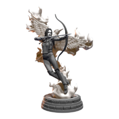 Estátua da Katniss Everdeen em Impressão 3D, Pintura à Mão, 20cm de Altura (Pré-Venda) - comprar online