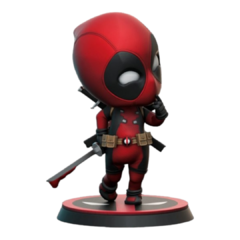 Deadpool Chibi em Impressão 3D, Pintura à Mão, 20cm de Altura (Pré-Venda) - comprar online