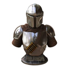 Busto Din Djarin em Impressão 3D, Pintura à Mão, 13cm de Altura (Pré-Venda) - comprar online