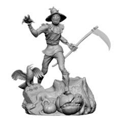 Espantalho em Impressão 3D, Pintura à Mão, 19cm de Altura (Pré-Venda) - comprar online